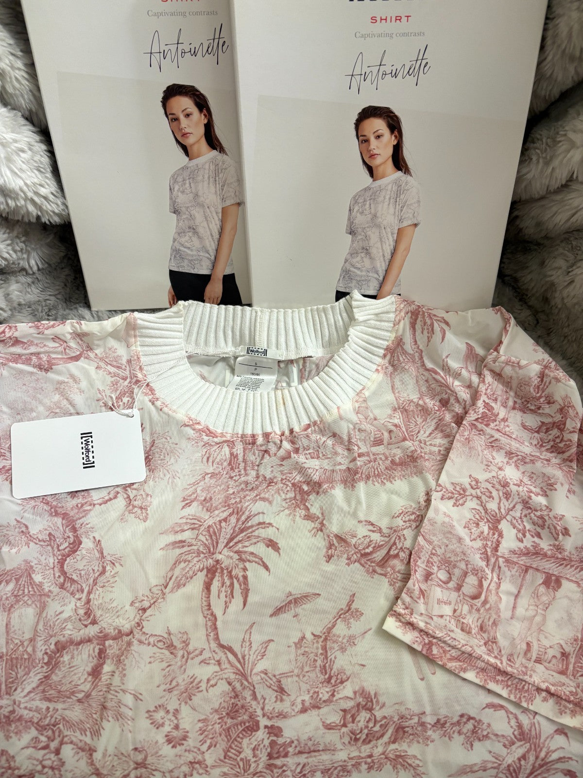 Austrian Luxury Wolford ANTOINETTE Shirt MSRP$280 CHIC & SLEEK
