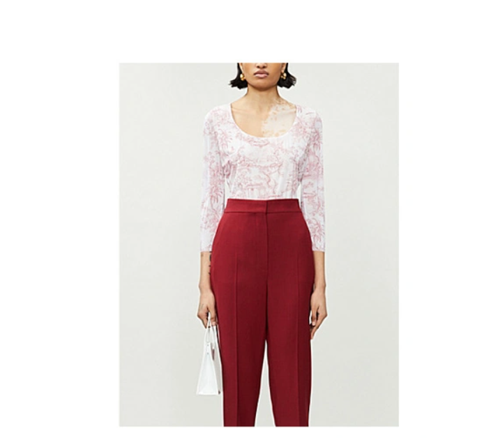 Austrian Luxury Wolford ANTOINETTE Shirt MSRP$280 CHIC & SLEEK