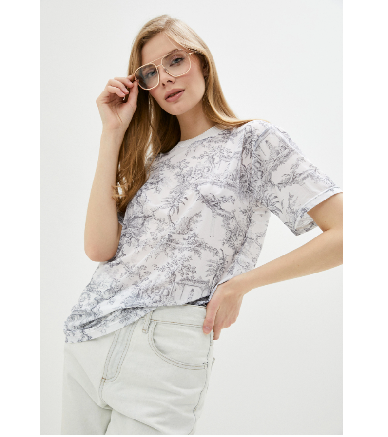 Austrian Luxury Wolford ANTOINETTE Shirt MSRP$280 CHIC & SLEEK