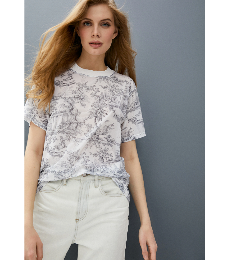 Austrian Luxury Wolford ANTOINETTE Shirt MSRP$280 CHIC & SLEEK