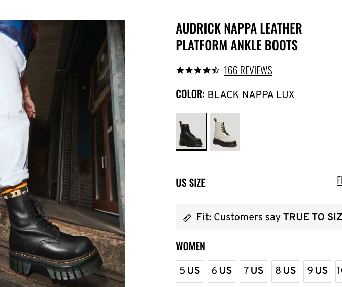 AUDRICK NAPPA LEATHER PLATFORM ANKLE BOOTS MSRP$240 in Black Nappa Great Reviews