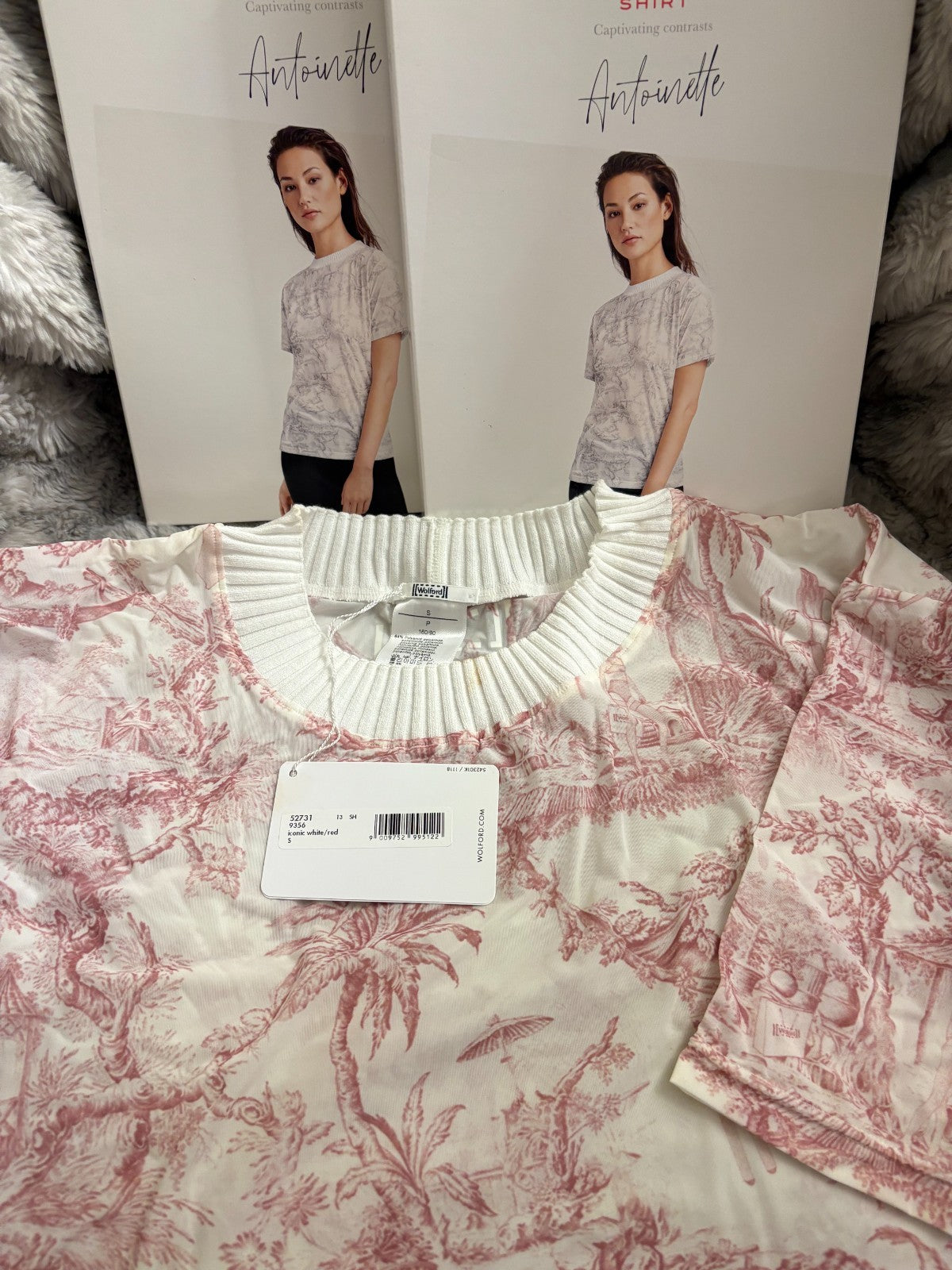Austrian Luxury Wolford ANTOINETTE Shirt MSRP$280 CHIC & SLEEK